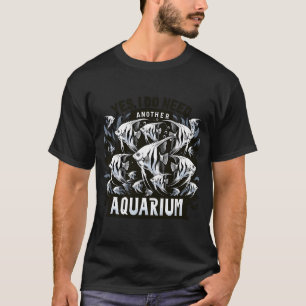 Camiseta Pez Barbo Tigre en un tazón de peces