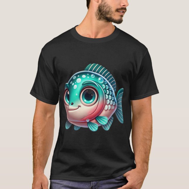 Camiseta Pez Barramundi Adorable (Anverso)