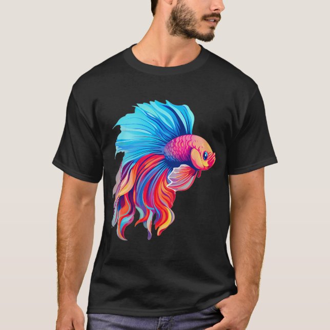 Camiseta Pez beta bonito (Anverso)