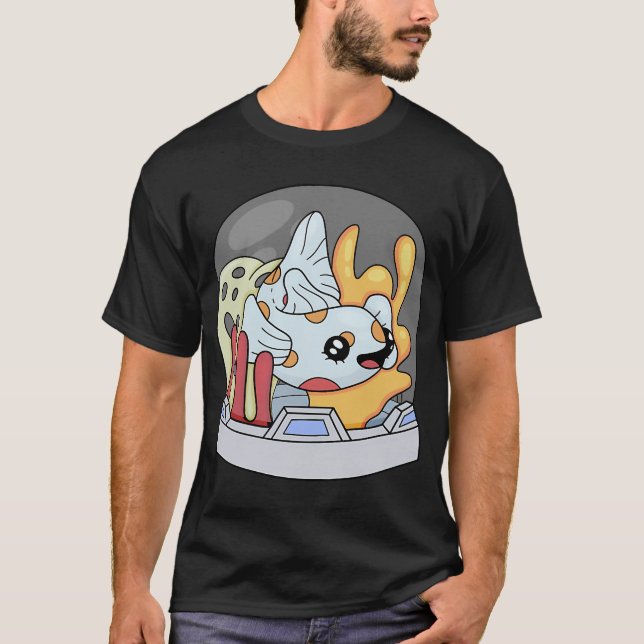 Camiseta Pez beta colorido (Anverso)