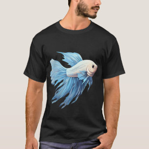 Camiseta Pez Beta Ópalo