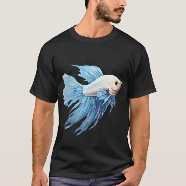 Camiseta Pez Beta Ópalo (Anverso)