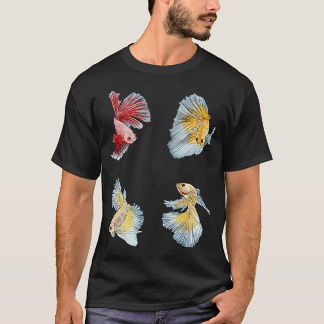 Camiseta Pez betta (Anverso)