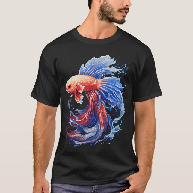 Camiseta Pez betta (Anverso)