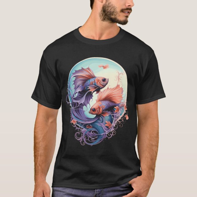 Camiseta Pez betta (Anverso)