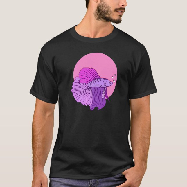 Camiseta Pez Betta 123456 (Anverso)