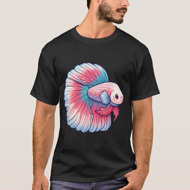 Camiseta Pez Betta Adorable (Anverso)