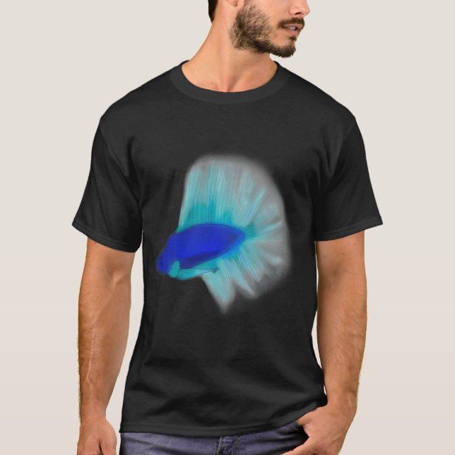 Camiseta Pez Betta Azul (Anverso)