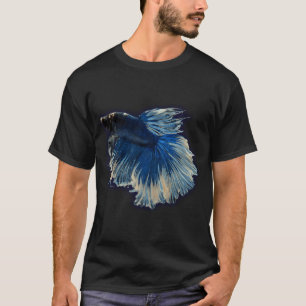 Camiseta Pez Betta Azul Real