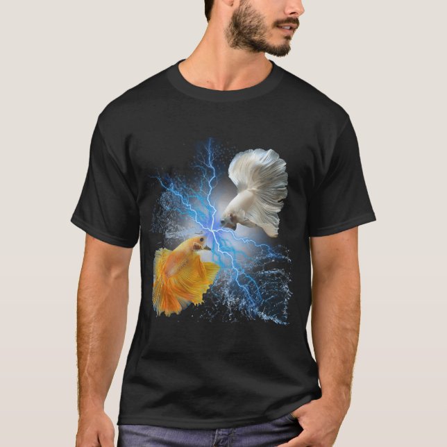 Camiseta Pez Betta Batalla (Anverso)