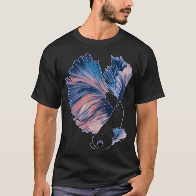 Camiseta Pez Betta Crepuscular (Anverso)