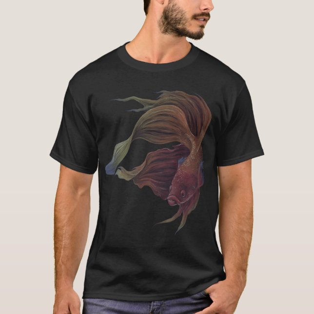 Camiseta Pez Betta Elegante (Anverso)