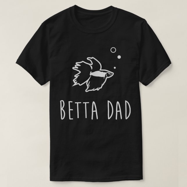 Camiseta Pez Betta Papá Betta Divertido Regalo para Dueño d (Diseño del anverso)