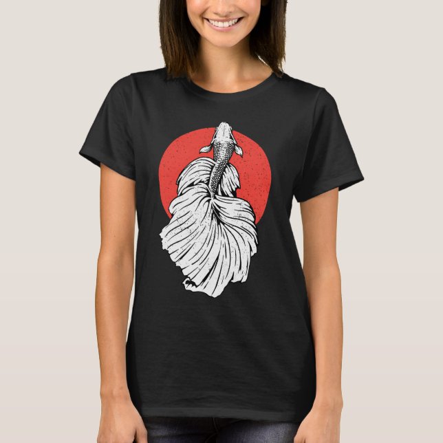 Camiseta Pez Betta Retro Vintage (Anverso)