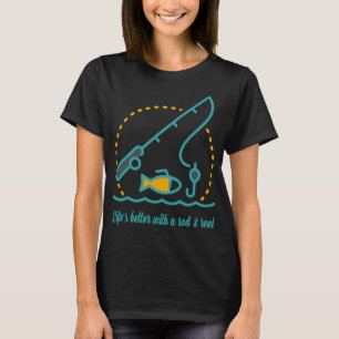 Camiseta Pez Betta Rojo