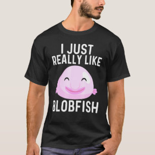 Camiseta Pez Blob Cool Para Hombres Mujeres Pescadores Anim