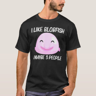 Camiseta Pez Blob Cool Para Hombres Mujeres Pescadores Pesc