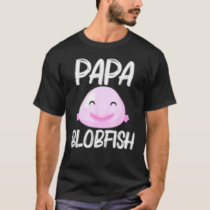 Camiseta Pez Blob Cool Para Hombres Papá Pescadores Animale