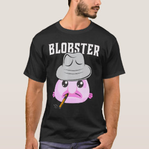 Camiseta Pez blob mafioso Blobster pez sombrero fedora y ci