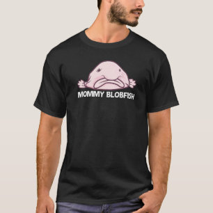 Camiseta Pez Blob Para Mujeres Mamá Pez de Mar Profundo Ani