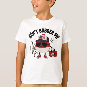 Camiseta Pez Bobber Humor Patriótico Pesca Chicos Humor