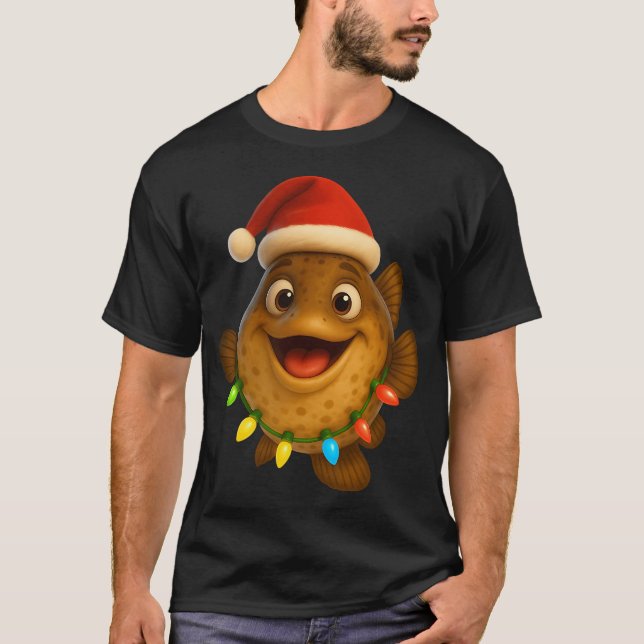 Camiseta Pez Brótola de Navidad (Anverso)