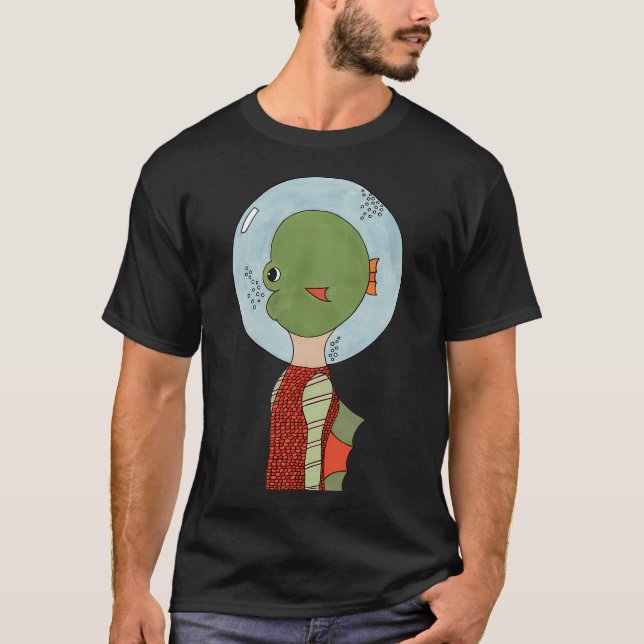 Camiseta Pez burbuja (Anverso)