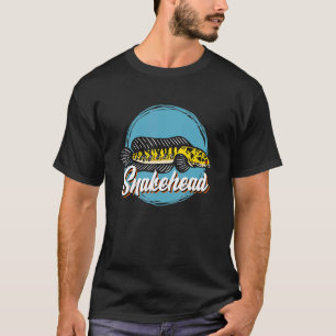 Camiseta Pez Cabeza de Serpiente Acuario Acuarista Pez Cabe
