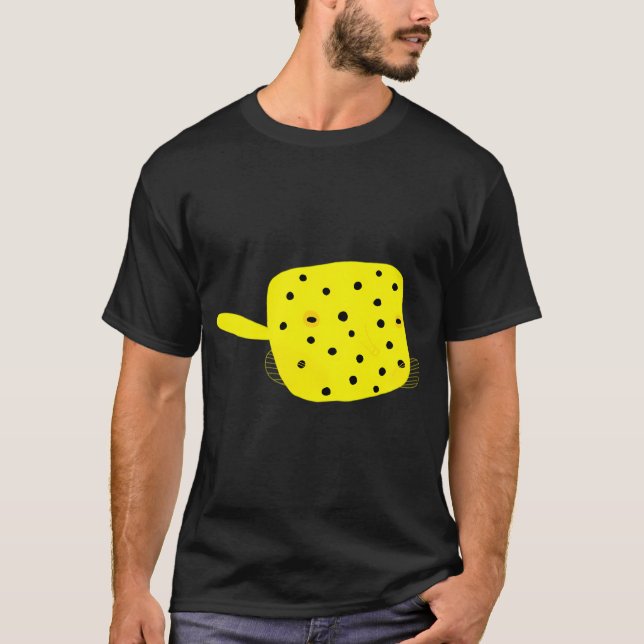 Camiseta Pez caja amarillo (Anverso)