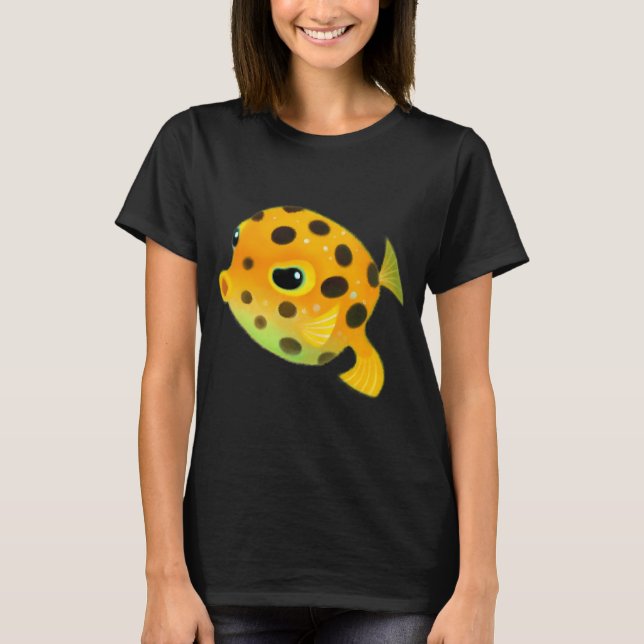 Camiseta Pez caja amarillo (Anverso)