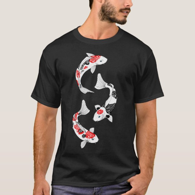 Camiseta Pez carpa koi (3) (Anverso)