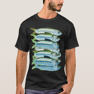 Camiseta Pez cebo, dorso verde