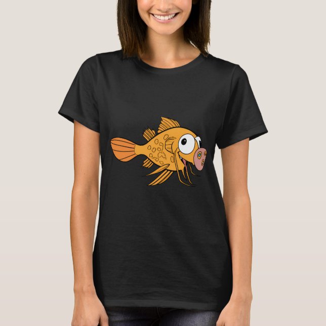 Camiseta Pez Cerdo Divertido (Anverso)