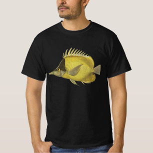 Camiseta Pez Chelmon Longirostris Tropical Amarillo, Pez An