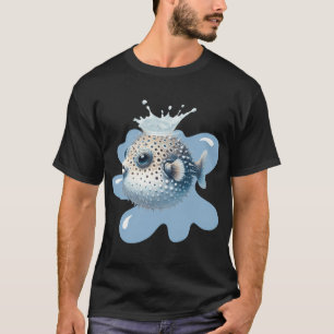 Camiseta Pez Cíclido Colorido Identificación de Vida Silves
