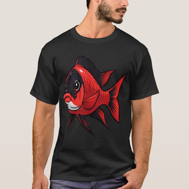 Camiseta Pez Ciclido de Navidad (Anverso)