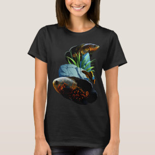 Camiseta Pez Cíclidos Oscar Plecostomus Acuario de Agua Dul