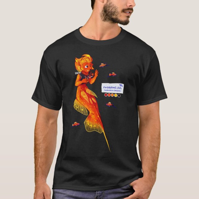 Camiseta Pez cola de espada (Mermay 2024/5) (Anverso)
