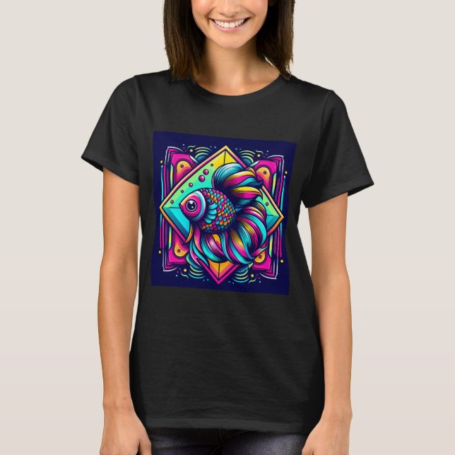 Camiseta Pez colorido (Anverso)