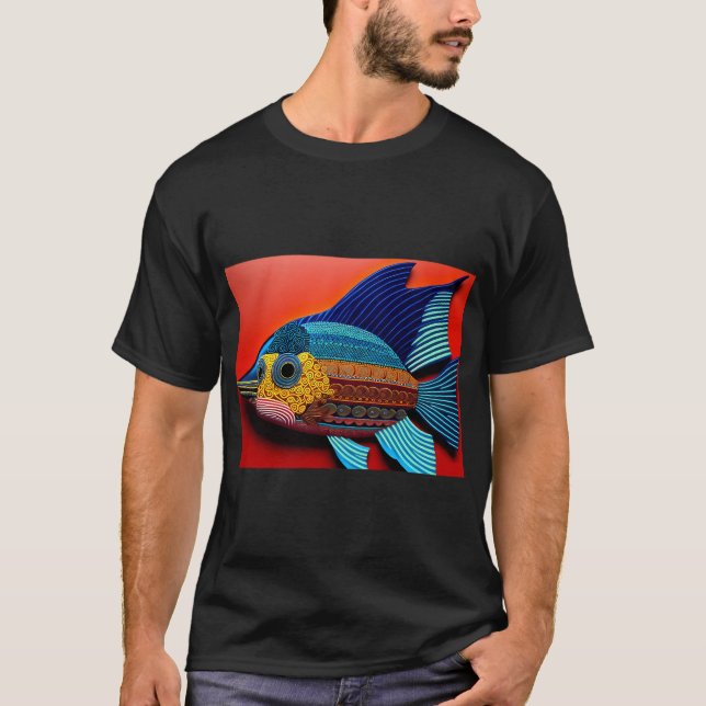 Camiseta Pez colorido (Anverso)