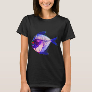 Camiseta Pez cosechero azul