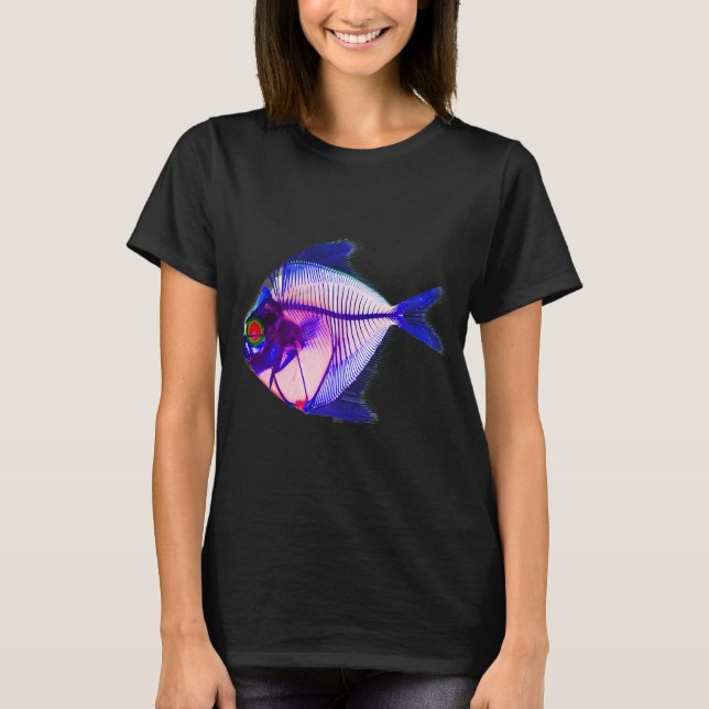 Camiseta Pez cosechero azul (Anverso)