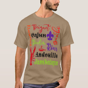 Camiseta Pez crudo Beignet Gumbo Jambalaya Metro Bayou Funn
