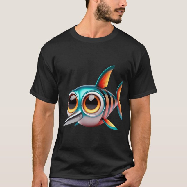Camiseta Pez cuchillo adorable (Anverso)