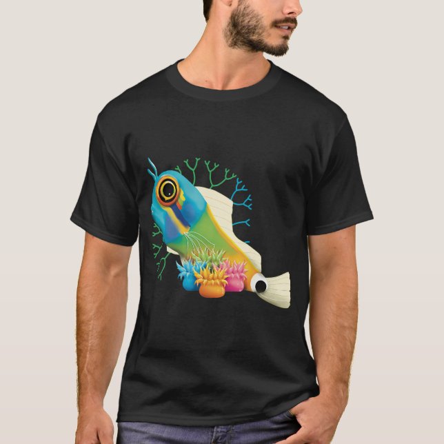 Camiseta Pez cuple de mancha caudal (Anverso)