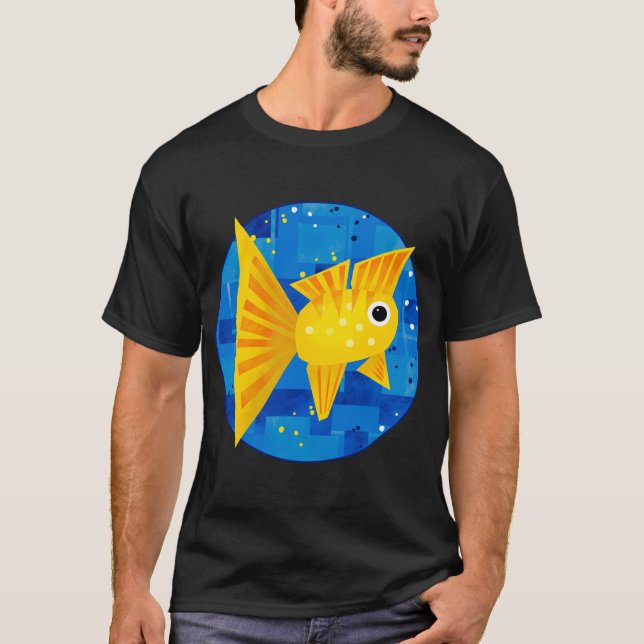 Camiseta Pez damisela de Navidad (Anverso)