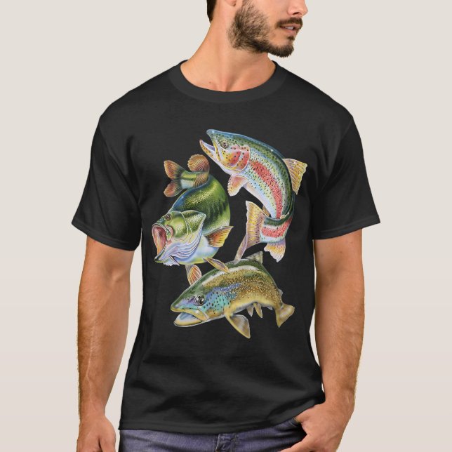 Camiseta Pez de agua dulce (Anverso)