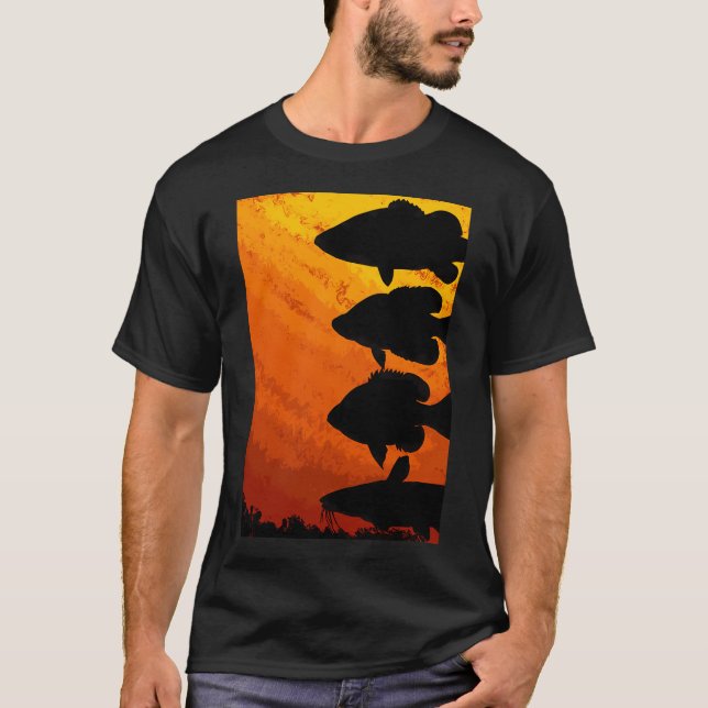 Camiseta Pez de agua dulce (rojo) (Anverso)