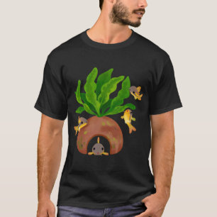 Camiseta Pez de agua dulce y plantas - Corydoras gold laser