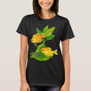 Camiseta Pez de agua dulce y plantas - Gourami